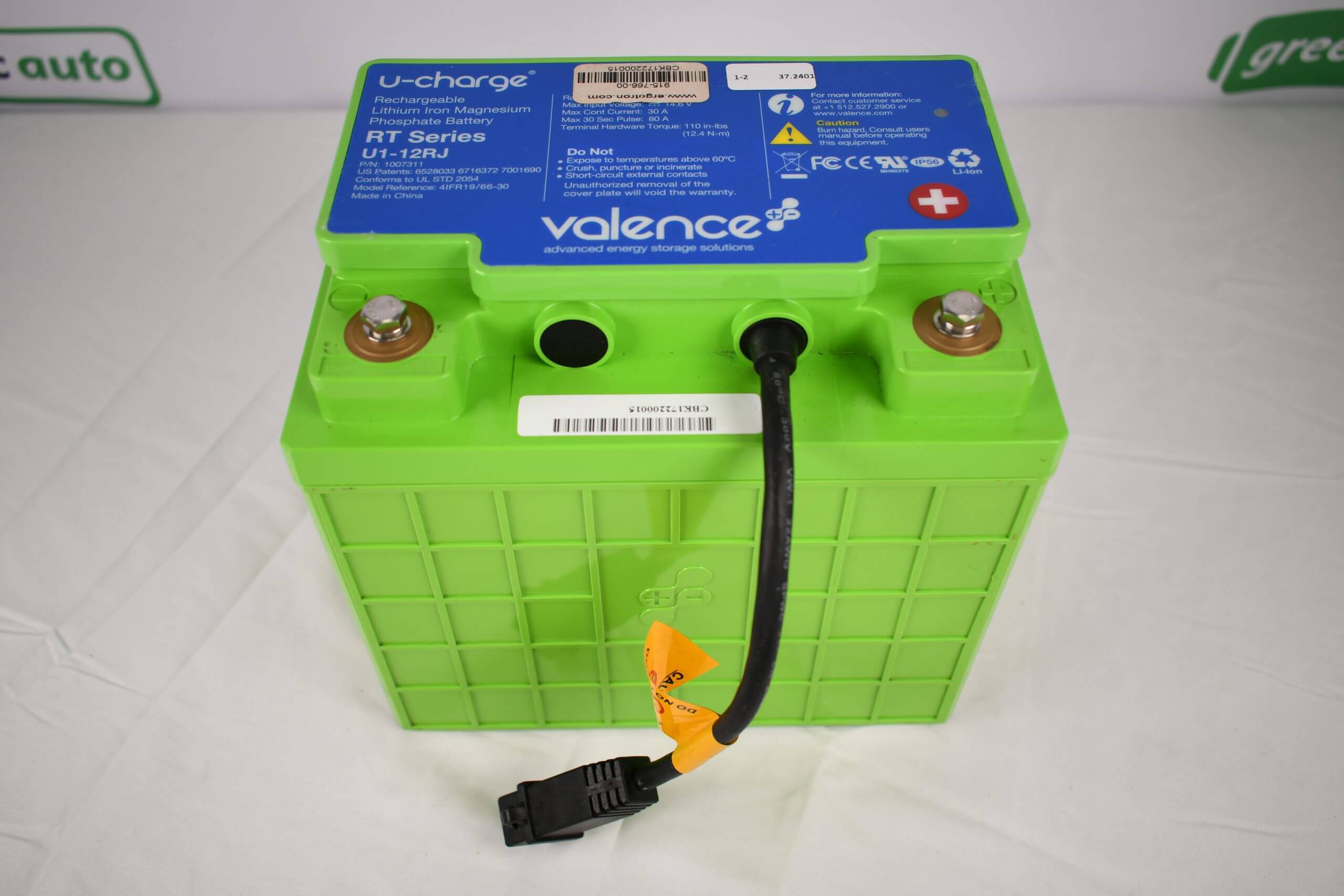 Valence Module Valence U27-12XP Lithium Ion Battery $370 per Module | Second Life ...